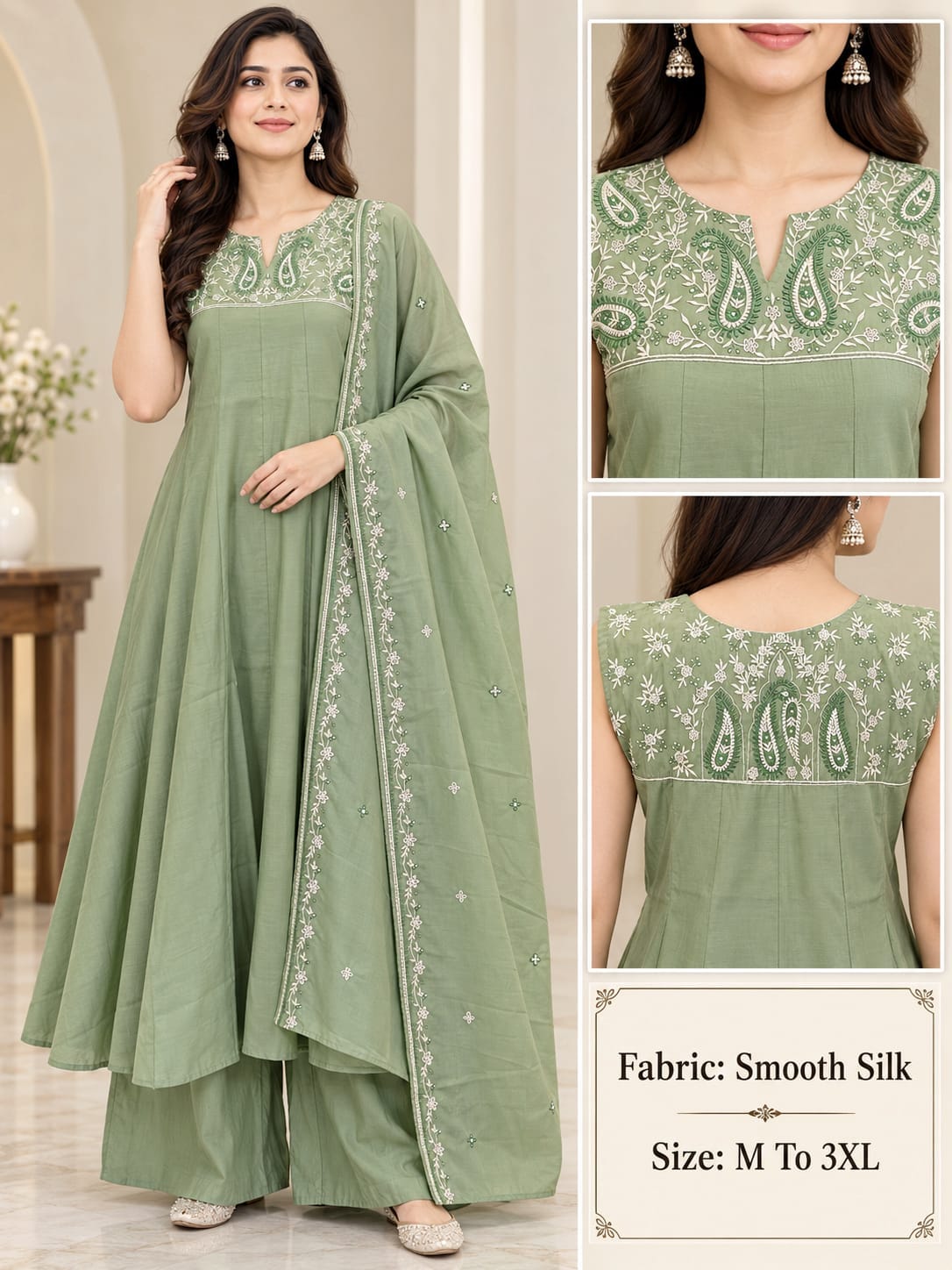 FANCY SOFT SILK PLAZA PAIR THREE PIECE IN WHOLESALE