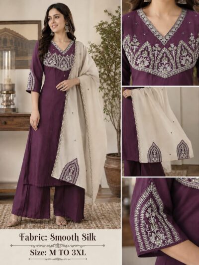 FANCY THREE PIECE READYMADE SET IN WHOLESALE