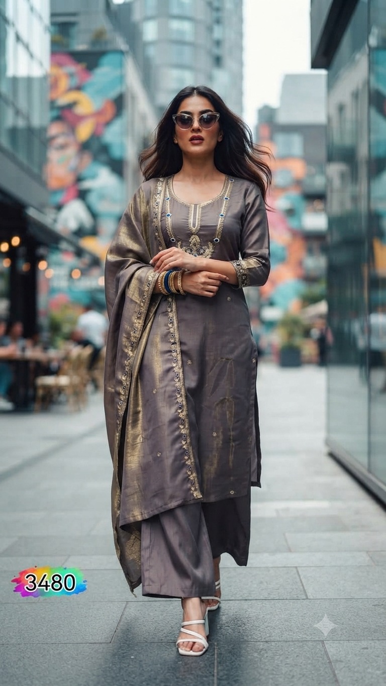 FF DESIGNER THREE PIECE SET READYMADE WHOLESALE