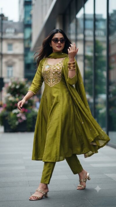 FF MULL CHANDERI THREE PIECE FANCY COLLECTION