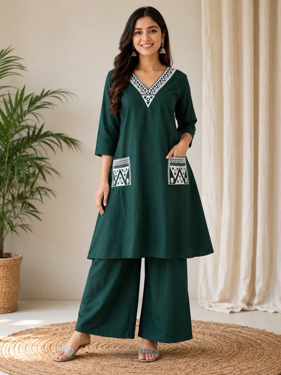 FF RAYON EMBROIDERED CO ORD SET COMBO WHOLESALE