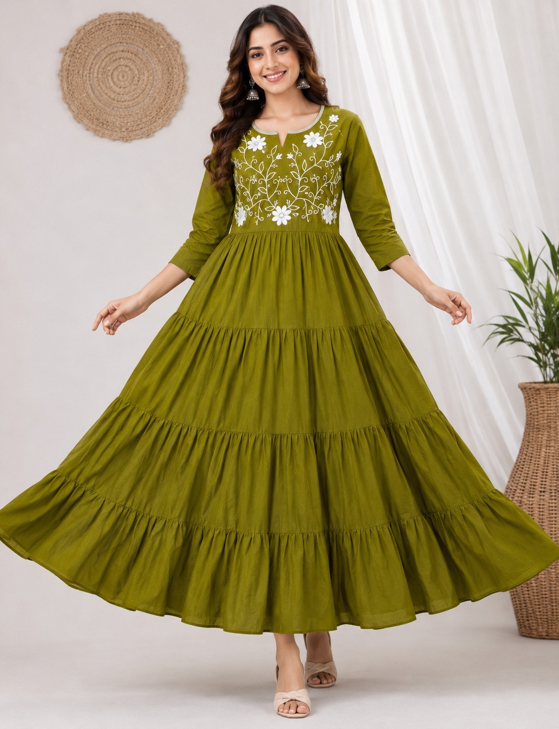 GS COTTON LONG GOWN COMBO IN WHOLESALE