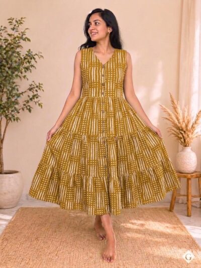 GS COTTON PRINTED MIDI COMBO SET IN WHOLESALE
