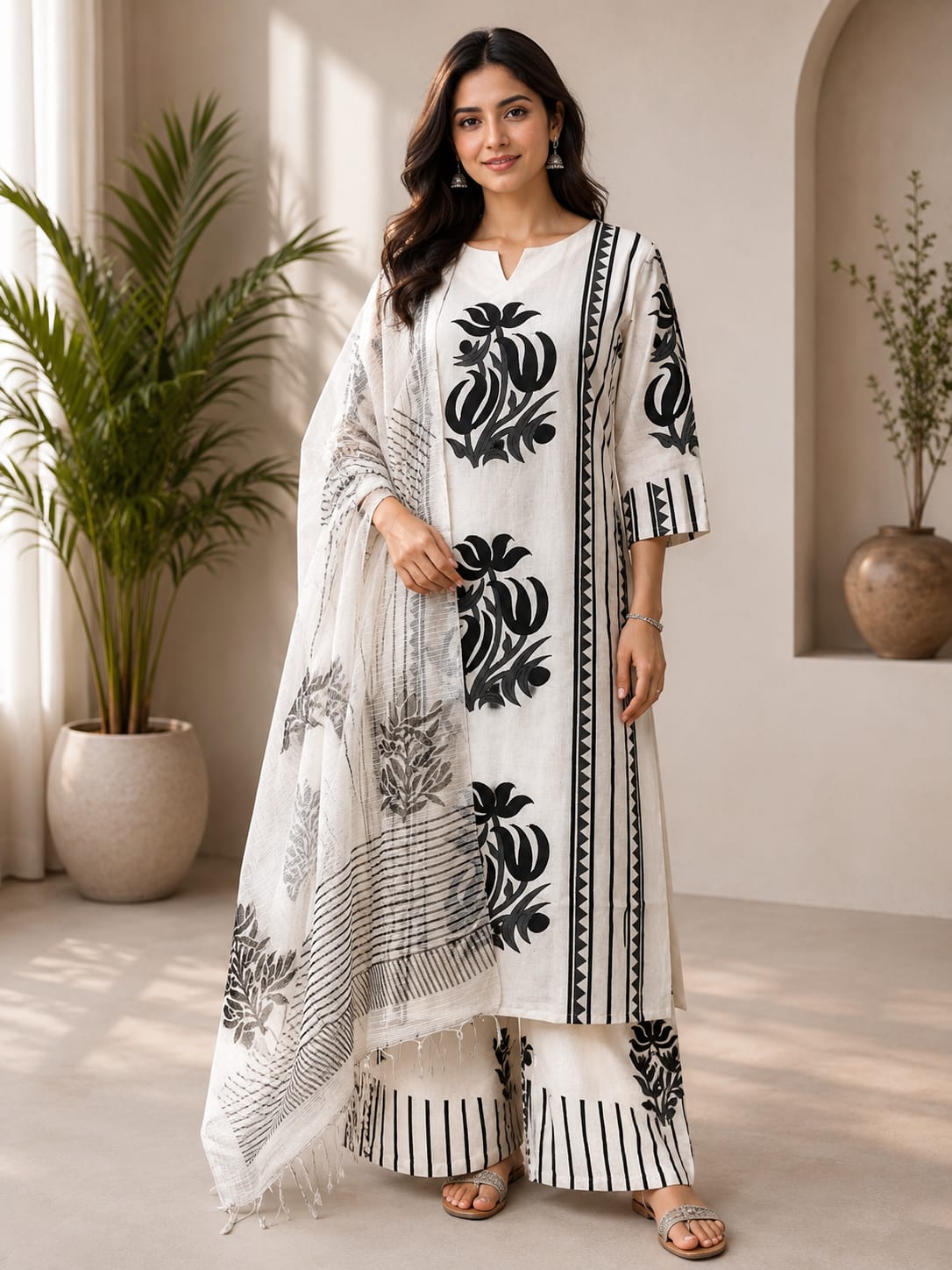JDV COTTON THREE PIECE SET COMBO IN WHOLESALE