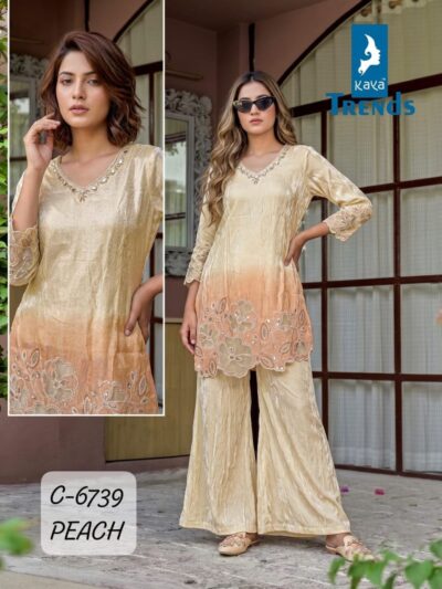 KAYA 6739 FANCY CUT WORK TWO PIECE SET WHOLESALE