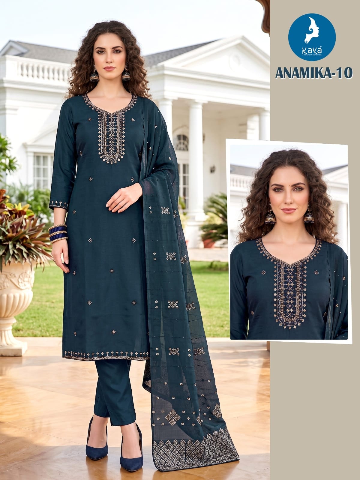 KAYA ANAMIKA STRAIGHT THREE PIECE CONCEPT
