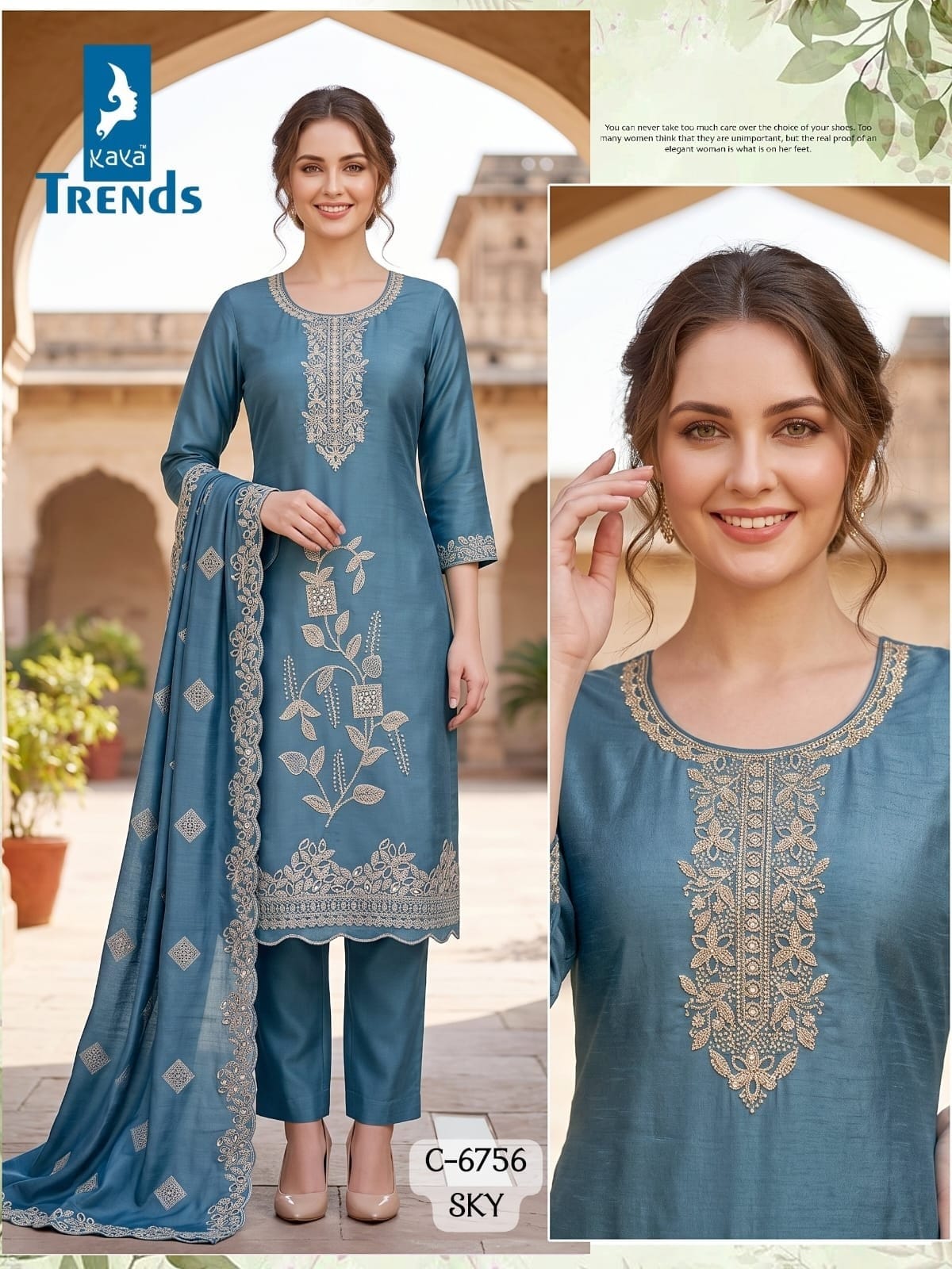 KAYA D NO 6756 FANCY THREE PIECE WHOLESALER