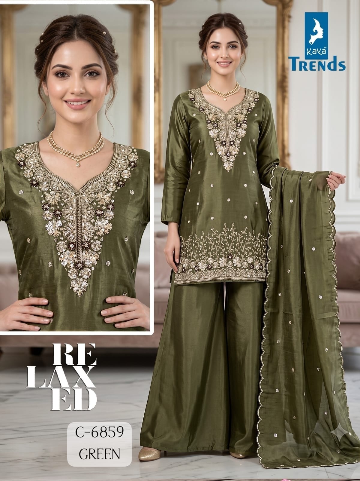 KAYA D NO 6859 PARTYWAER SET IN WHOLESALE
