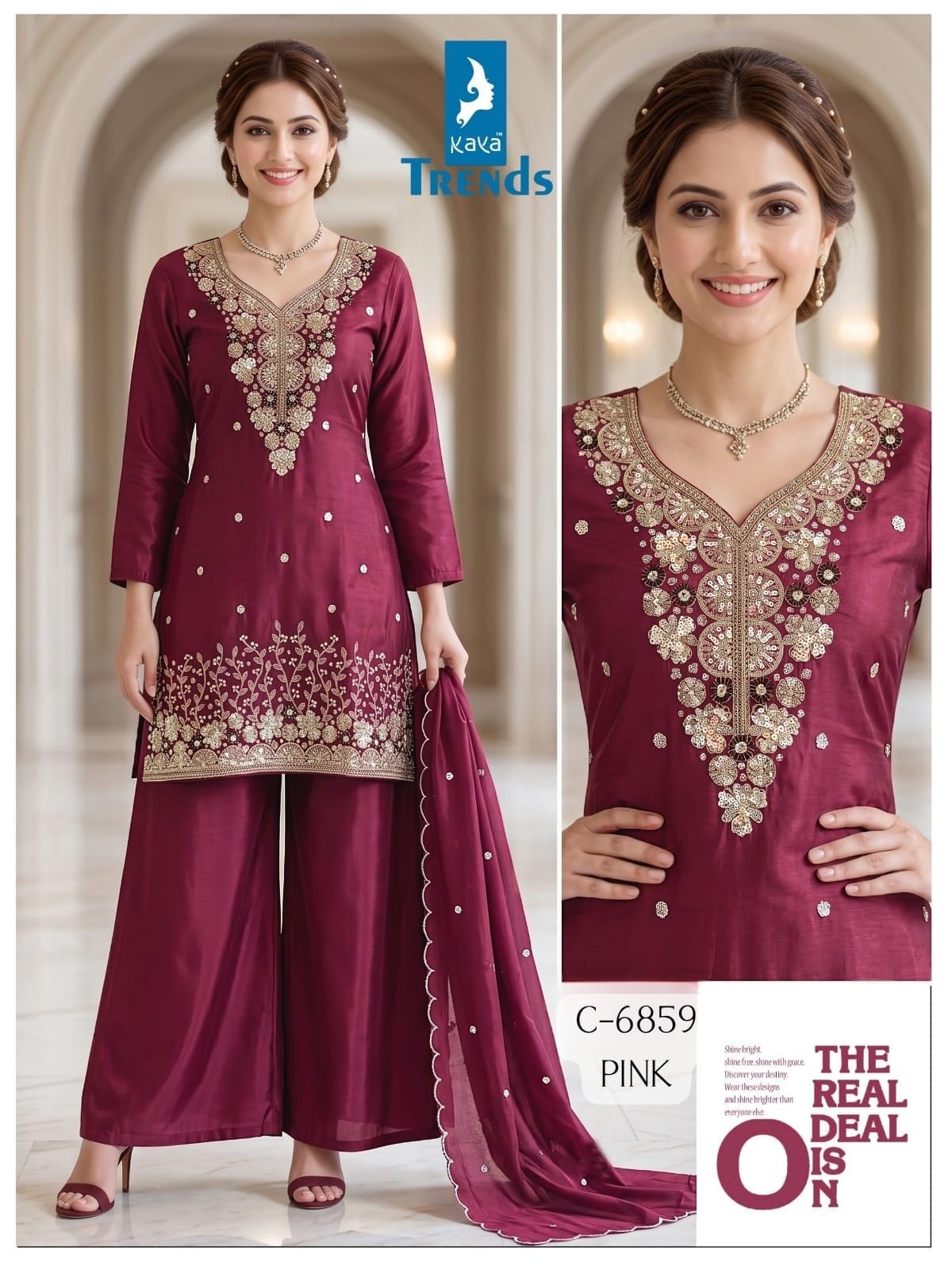 KAYA D NO 6859 PARTYWAER SET IN WHOLESALE