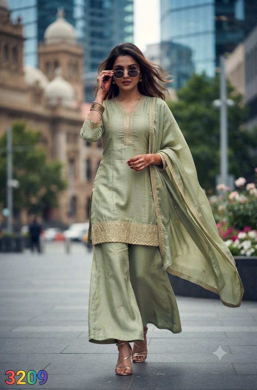 LADIES FLAVOUR 3209 & 3210 KURTI IN WHOLESALE