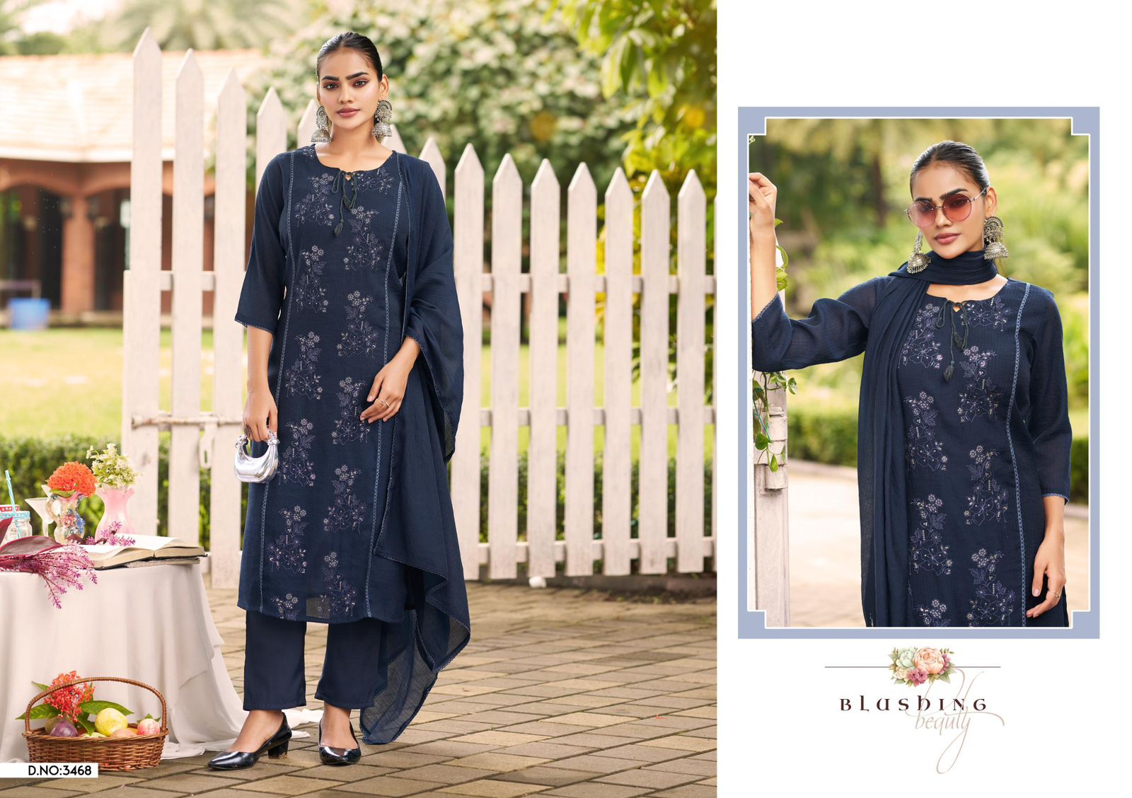 LADIES FLAVOUR D NO 3468 TO 3470 THREE PIECE SET