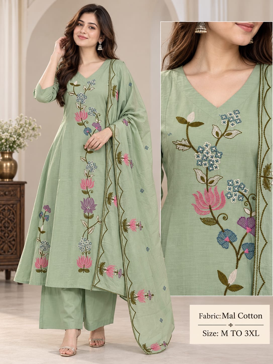 LATEST COTTON PLAZA PAIR THREE PIECE IN WHOLESALE
