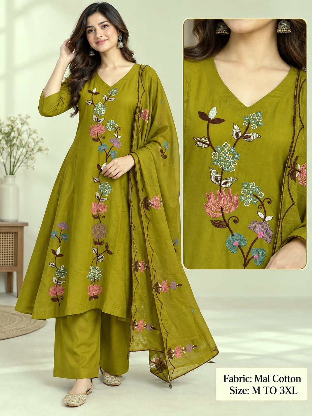 LATEST COTTON PLAZA PAIR THREE PIECE IN WHOLESALE