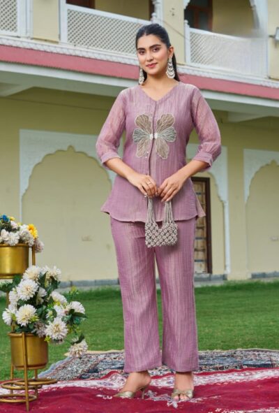LATEST SALSA HEAVY WORK CO ORD SET WHOLESALE