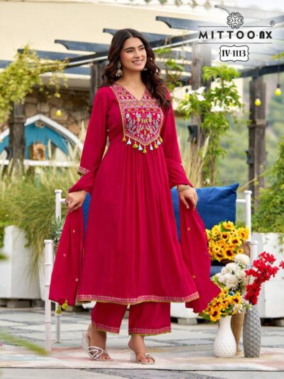 MITTOO NX IV 1113 & 1114 READYMADE KURTI WHOLESALE