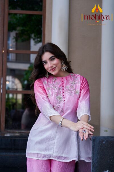 MOHILYA 1001 FANDY CRUSH STYLISH CO ORD SET