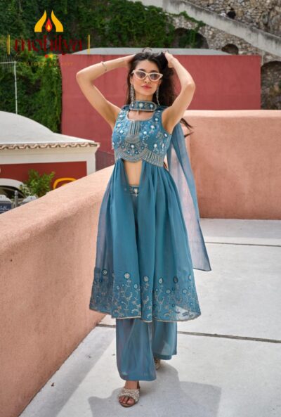 MOHILYA 287 TRANDING FUSION STYLE FOR PARTYWEAR