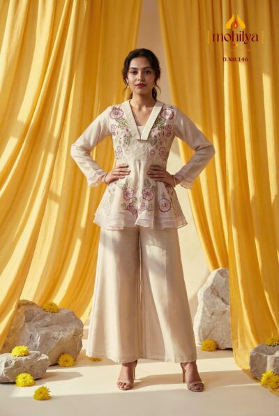 MOHILYA D NO 146 FANCY CO ORD SET IN WHOLESALE