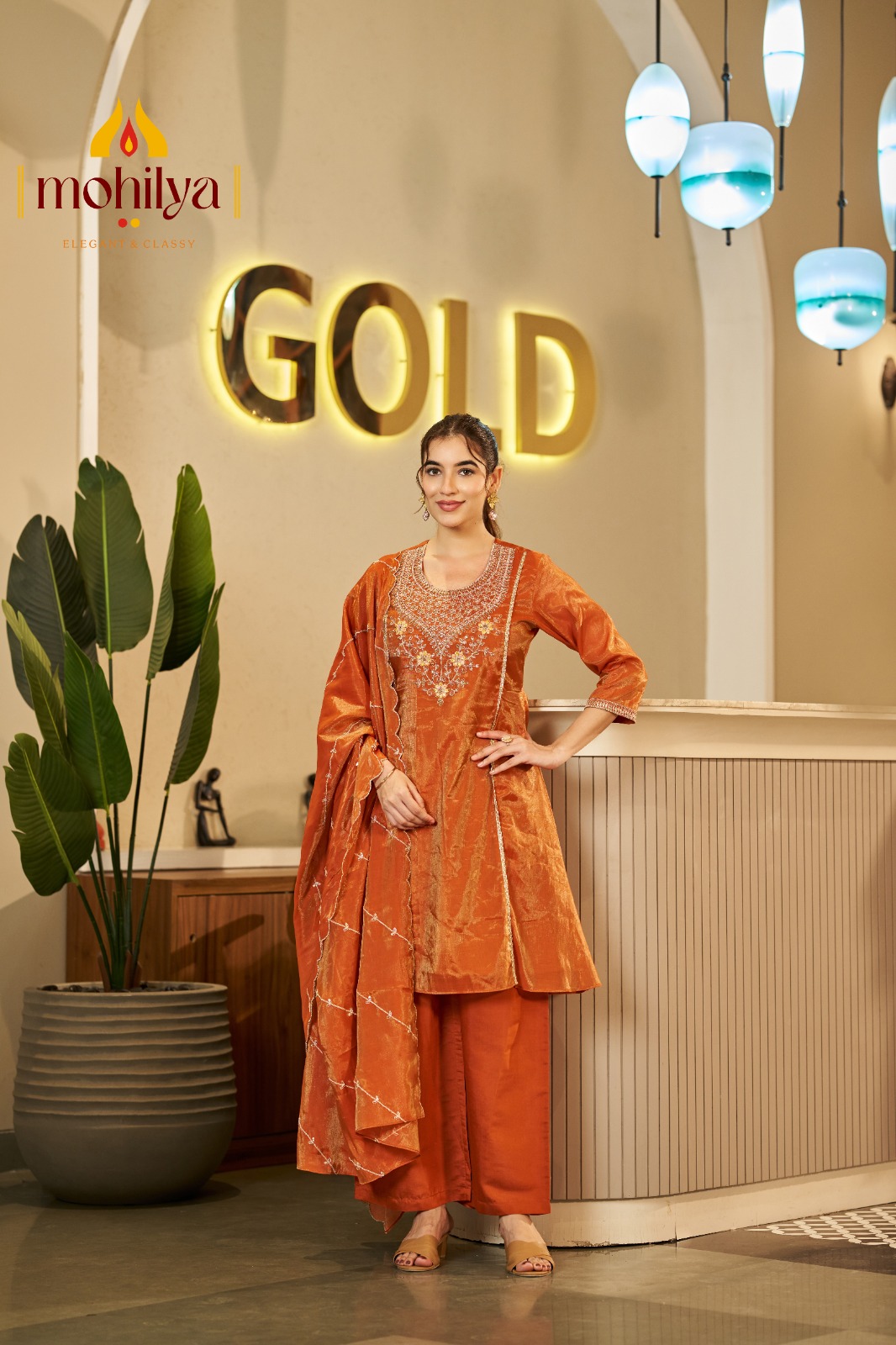 MOHILYA D NO 258 DESIGNER CO ORD SET IN WHOLESALE