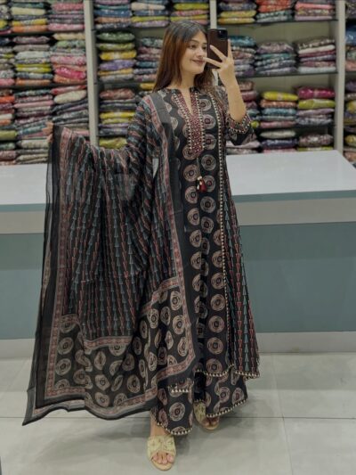 MT SINDOOR PURE COTTON THREE PIECE IN WHOLESALE