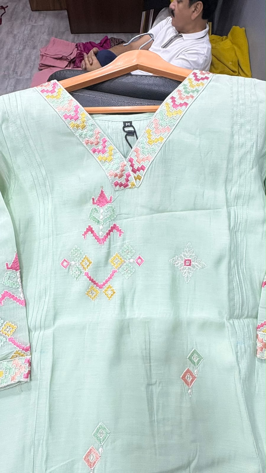 MUL CHANDERI THREE PIECE COLLECTION IN WHOLESALE