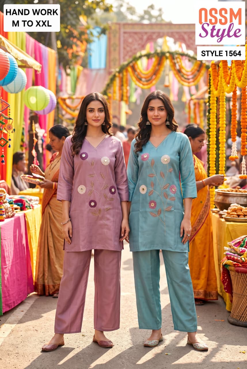 OSSM FANCY CO ORD SET COMBO IN WHOLESALE