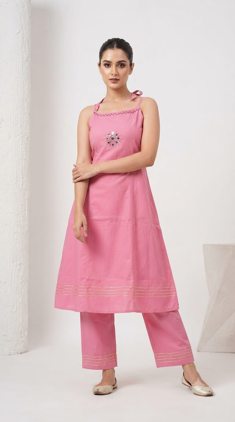 PF 2210 LONG GHERA TWO PIECE SET IN WHOLESALE