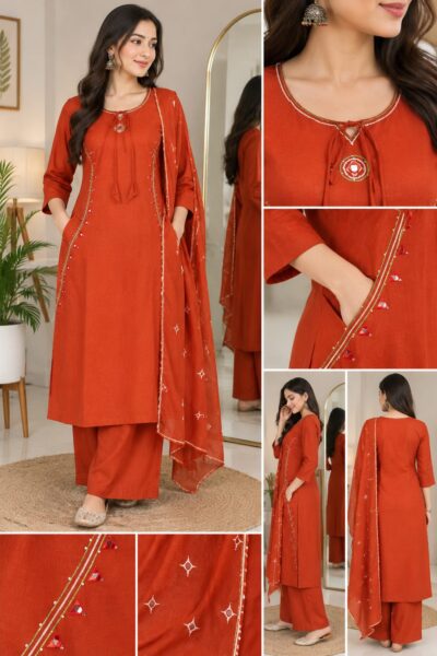 PURE COTTON A LINE THREE PIECE SET WHOLESALE
