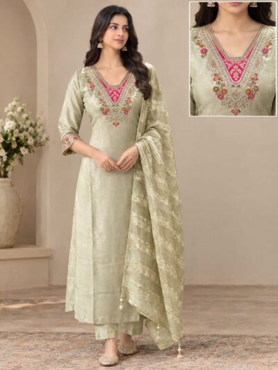 SOFT CHIFFON THREE PIECE ROUND PLAZA PAIR WHOLESALE
