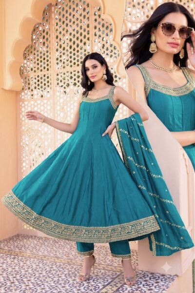 VICHITRA GHREA FANCY GOWN IN WHOLESALE SURAT