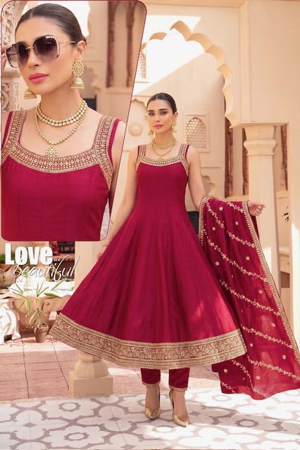 VICHITRA GHREA FANCY GOWN IN WHOLESALE SURAT
