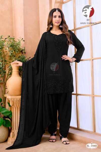 ANJU FABRICS 41035 HO SILK FARSHI SALWAR SET