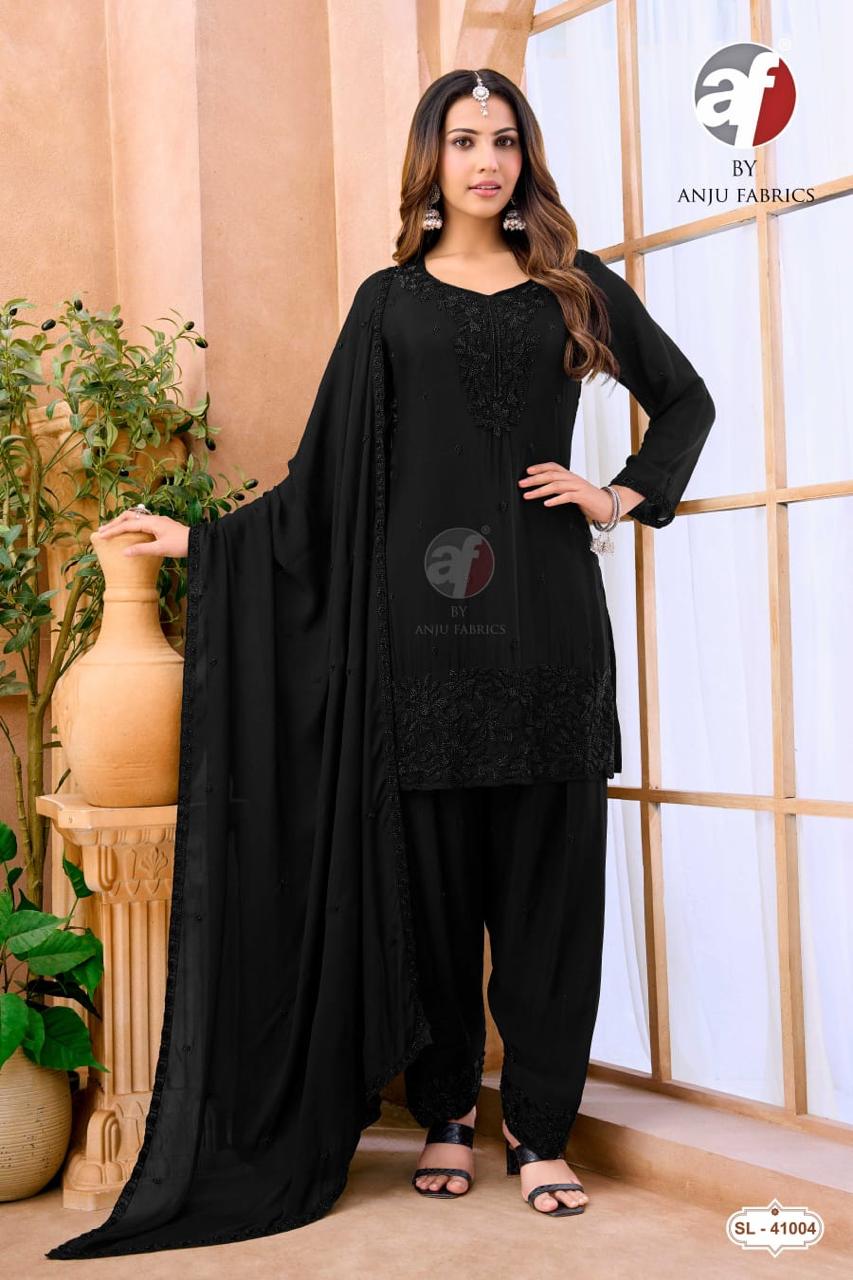 ANJU FABRICS 41035 HO SILK FARSHI SALWAR SET