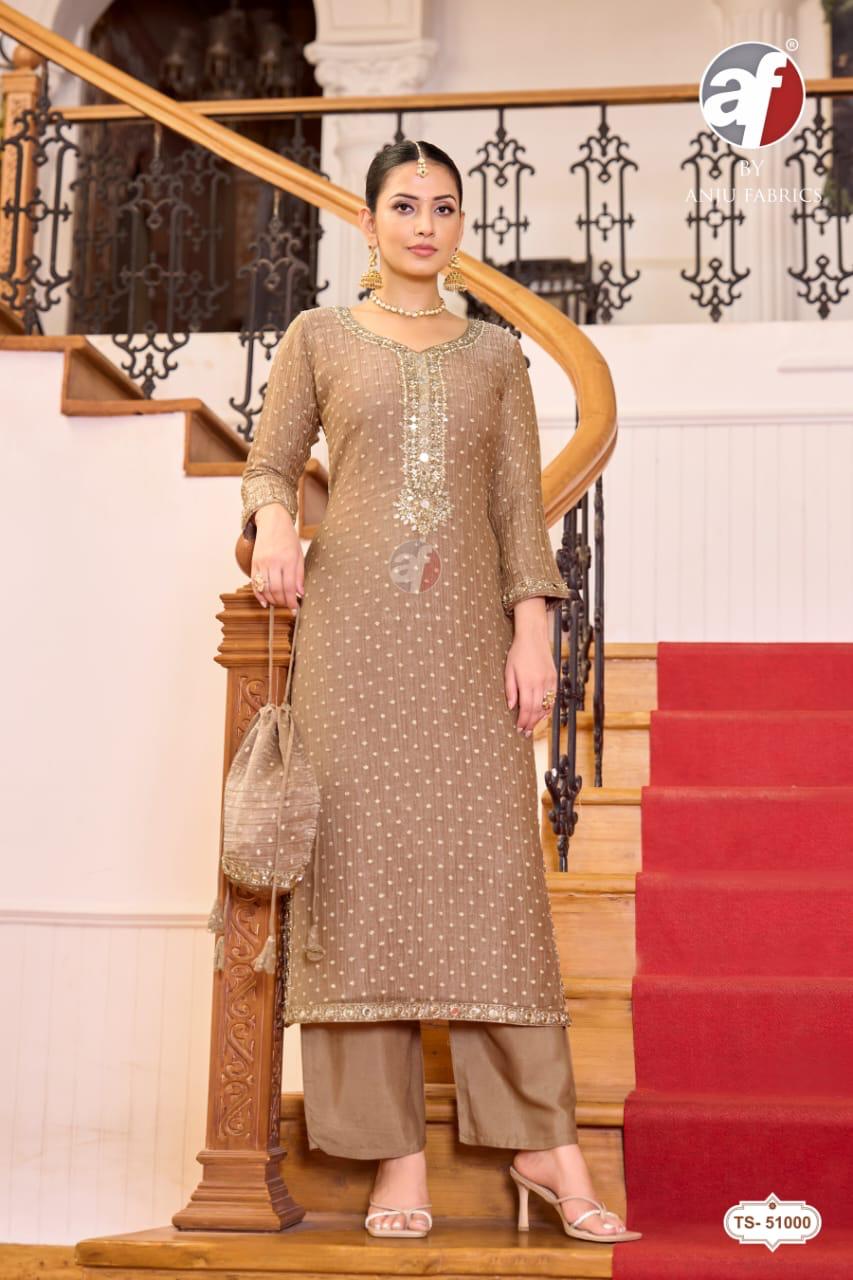 ANJU FABRICS 51000 FANCY THREE PIECE WHOLESALE