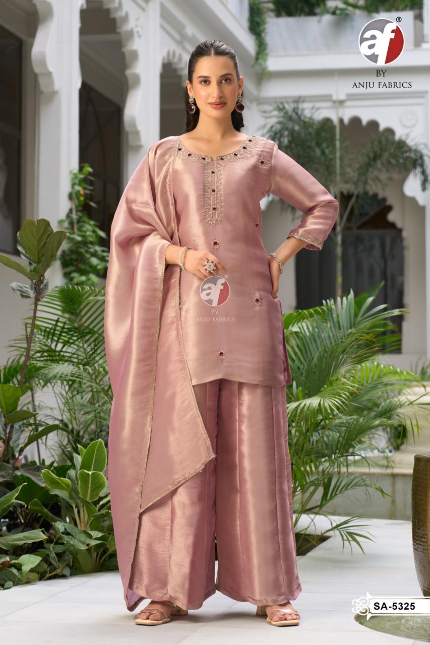 ANJU FABRICS 5325 ZIRAF HANDWORK THREE PIECE SET