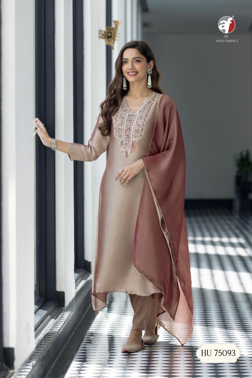 ANJU FABRICS 75093 ZIRAF PREMIUM KURTI WHOLESALER