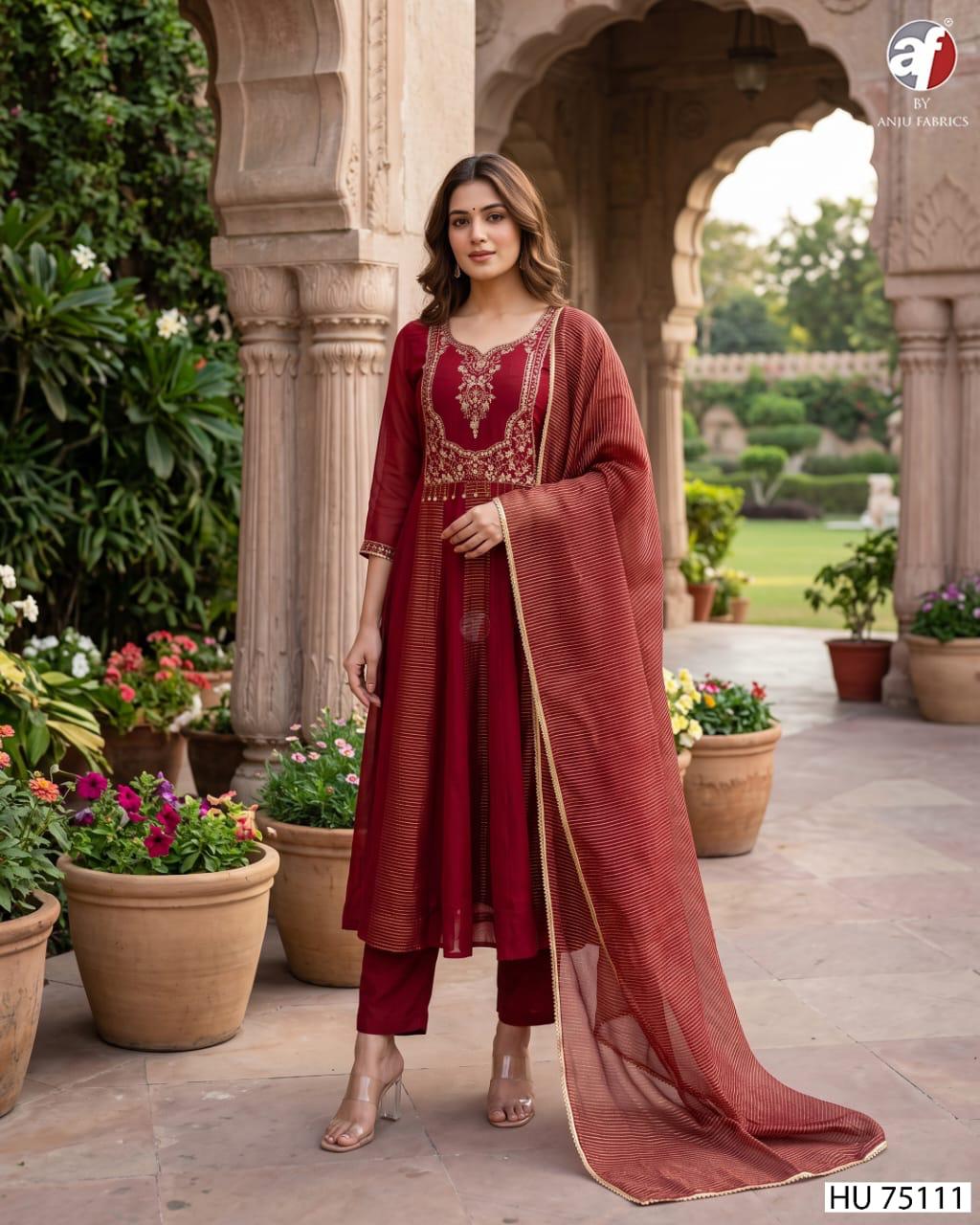 ANJU FABRICS 75112 FANCY THREE PIECE SET IN WHOLESALE