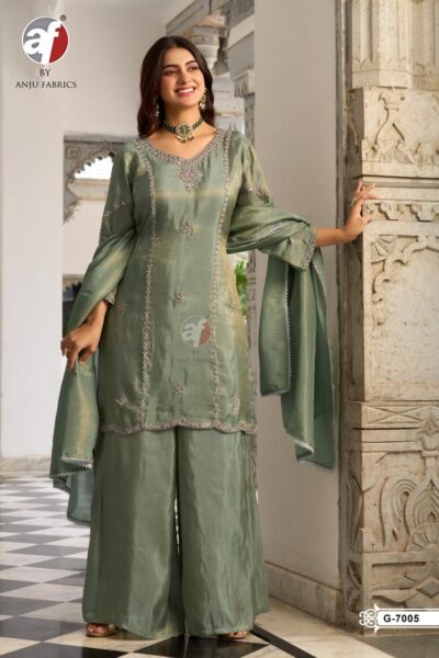 ANJU FABRICS G 7073 PARTYWAER COLLECTION WHOLESALE