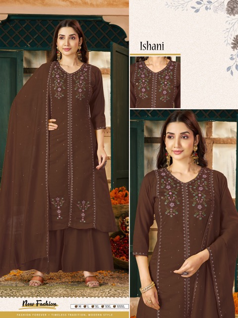 CORAL SILK THREE PIECE COLLECTION IN WHOLESALE