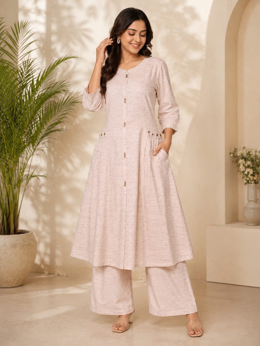 DESIGNER RAYON CO ORD SET WHOLESALER SURAT