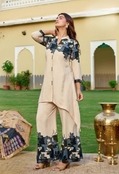 DESIGNER RAYON PREMIUM CO ORD SET IN WHOLESALE