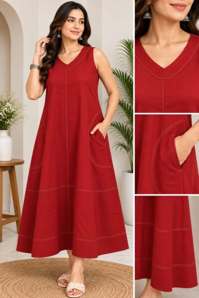 FANCY COTTON LONG GOWN COMBO IN WHOLESALE