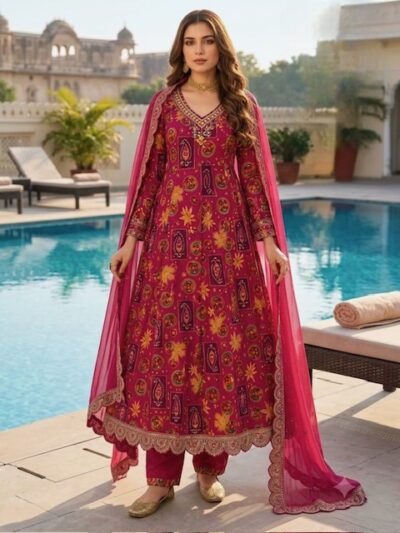 FF PURE GERMAN LONG GOWN STYLE KURTI WHOLESALER