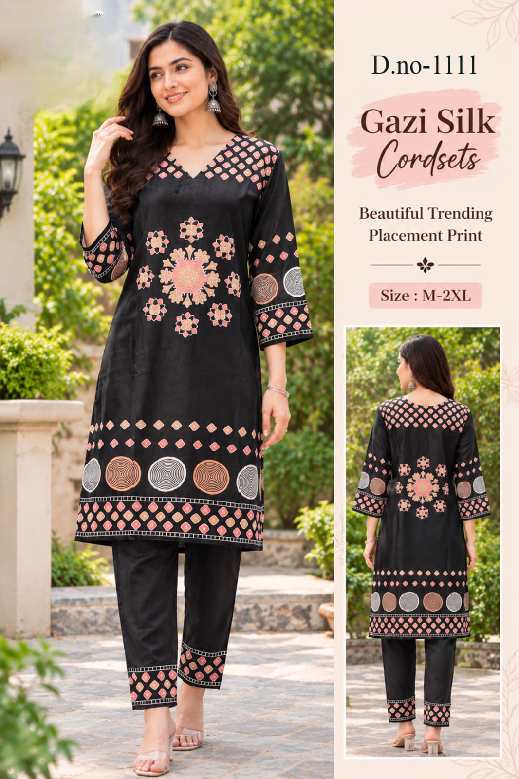 GAZI SILK TRANDING CO ORD SET WHOLESALE BY VMR