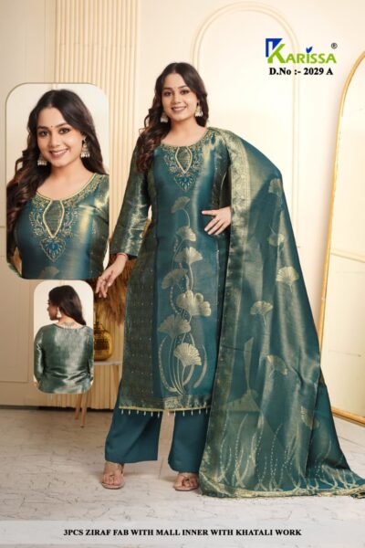 KARISSA 2029-2030 ZIRZF READYMADE SALWAR WHOLESALE