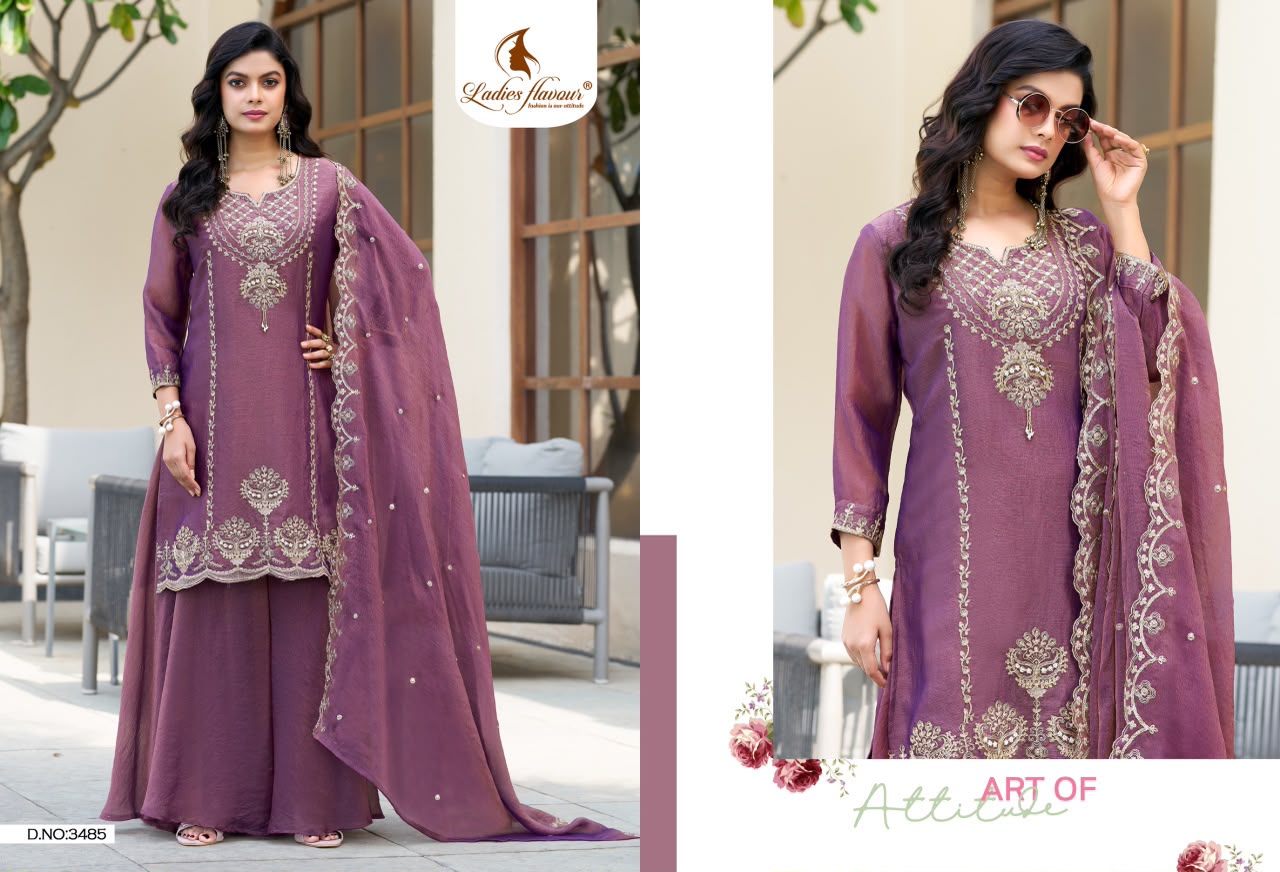 LADIES FLAVOUR 3485 & 3486 READYMADE SALWAR