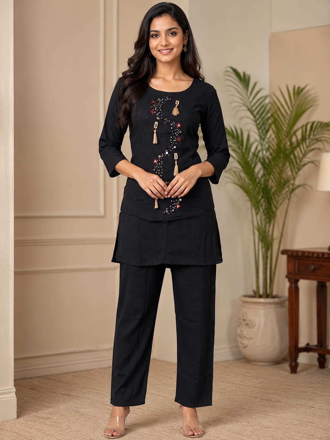 LATEST MILANO EMBROIDERED CO ORD SET WHOLESALE
