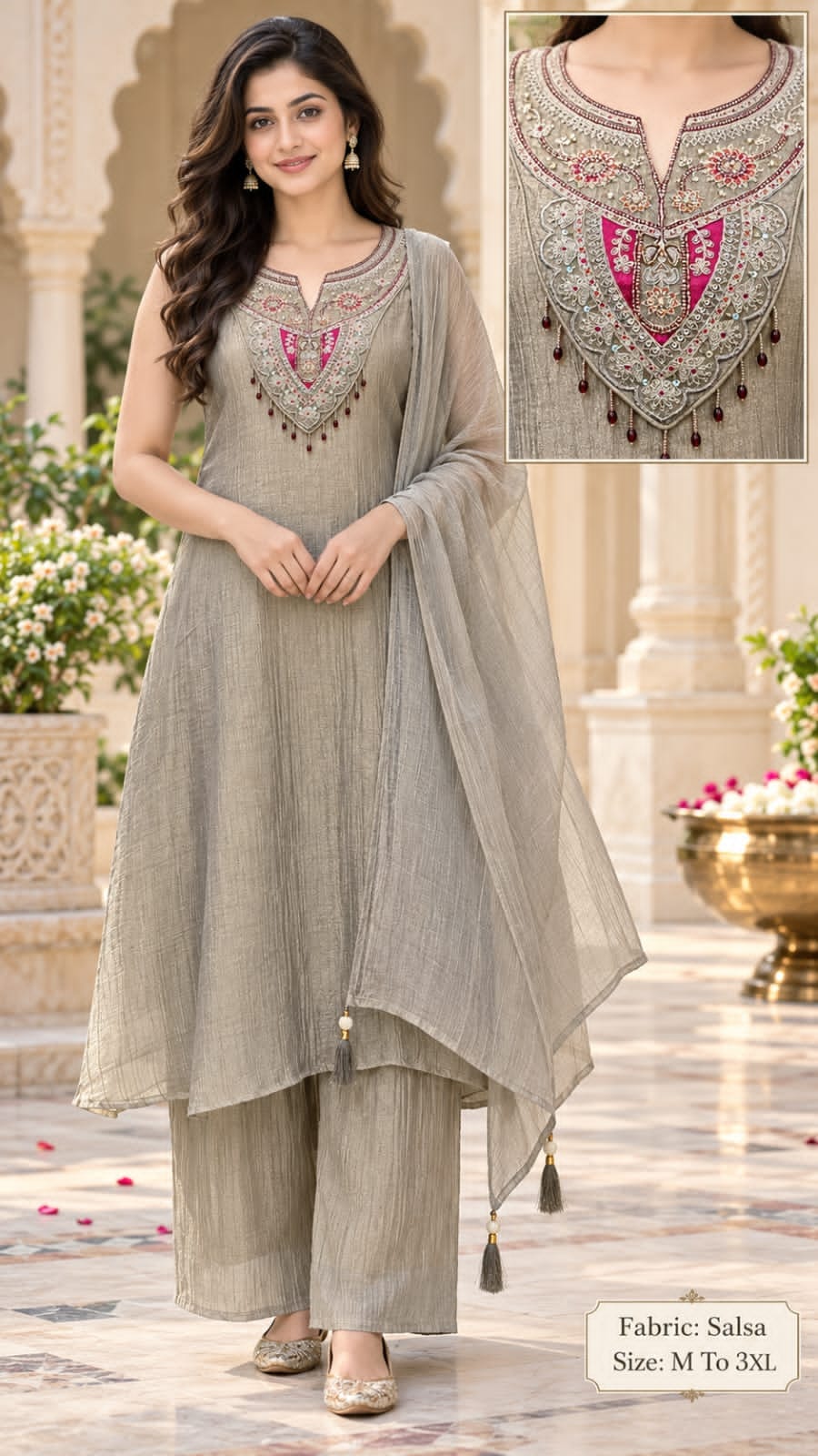 LATEST SALSA FABRIC THREE PIECE PLAZA SET WHOLESALE