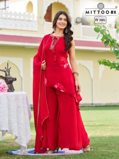 MITTOO NX IV 1184-1185 KHATIL WORK THREE PIECE SET