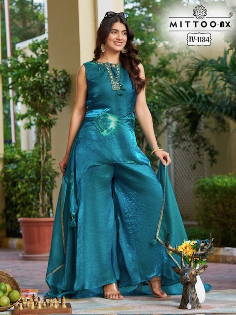 MITTOO NX IV 1184-1185 KHATIL WORK THREE PIECE SET